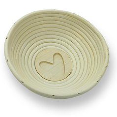 Kváseczech Ošatka na kynutí těsta 1kg kulatá SRDCE